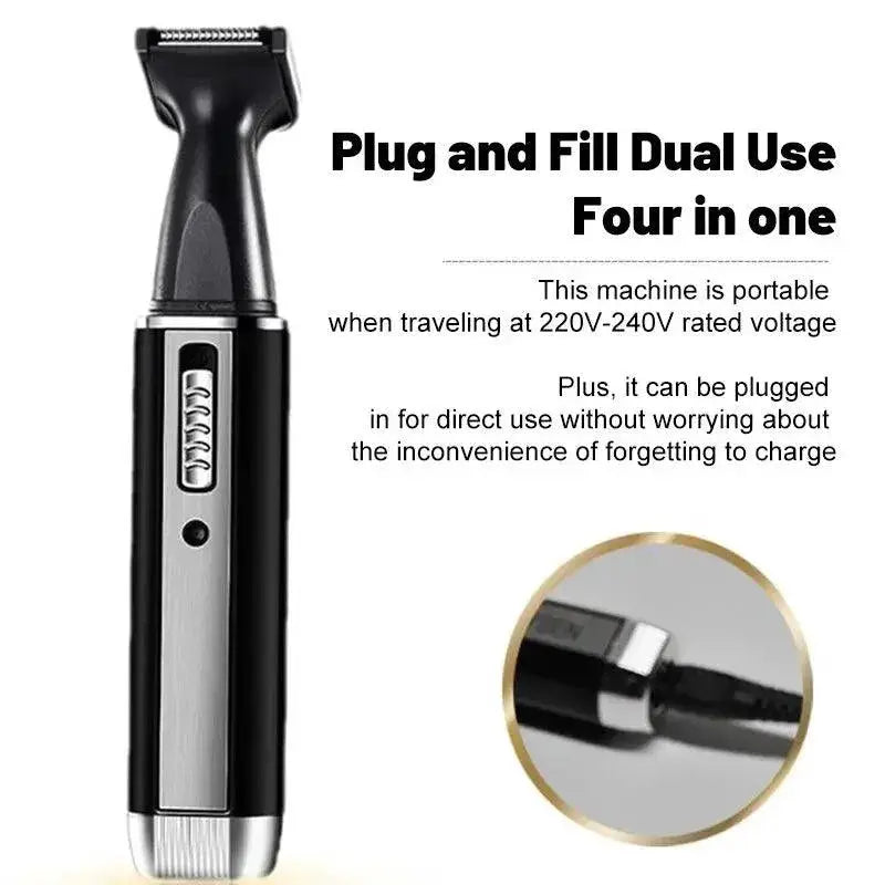 4 In 1 Rechargeable Nose Hair And Beard Trimmer Tool