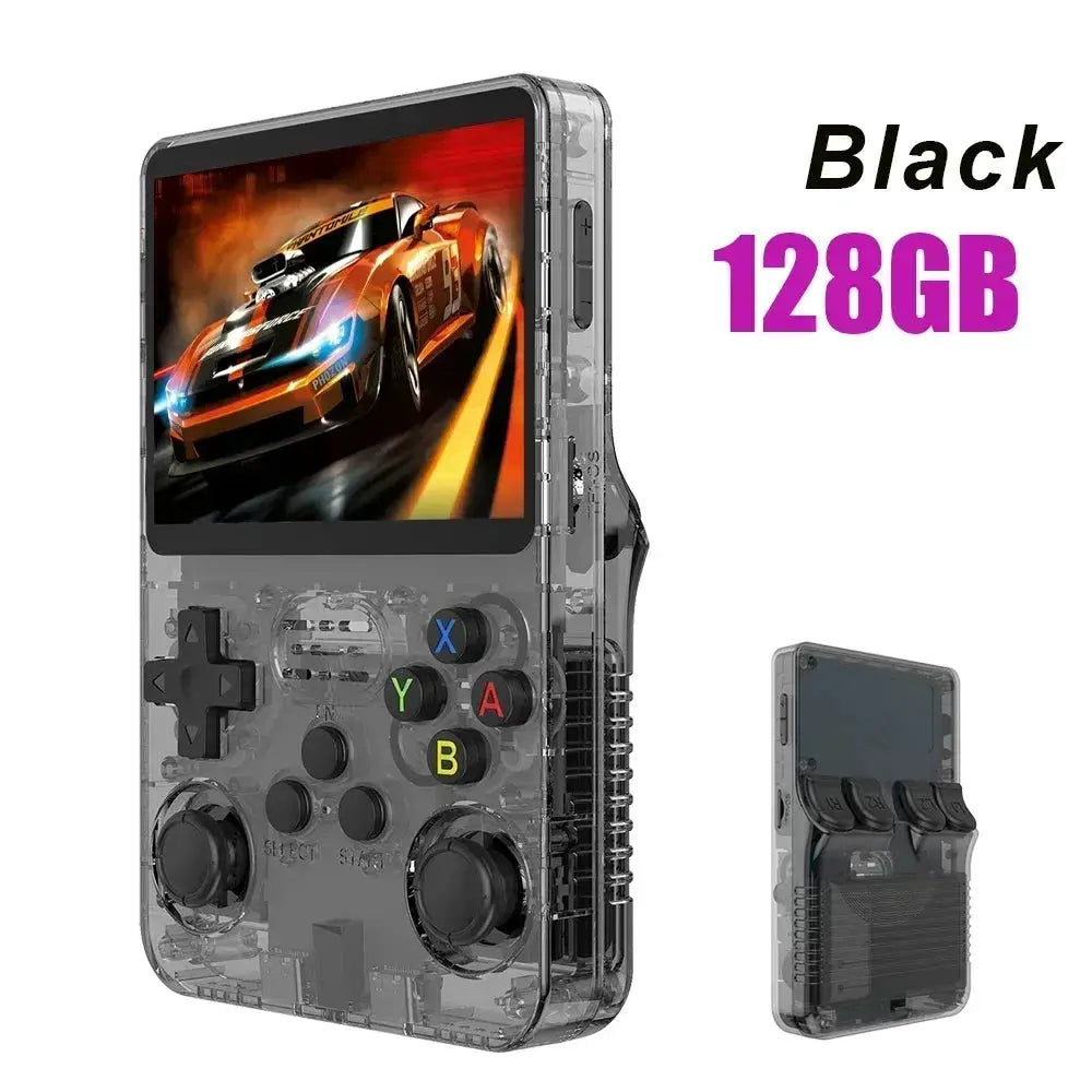 Open Source R36S Retro Handheld Video Game Console 64GB