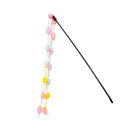 Feather Cat Teaser Wand: Interactive Caterpillar Toy for Cats