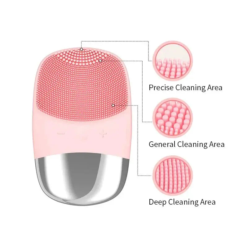 Sonic Facial Cleansing Brush Electric Deep Pore Cleanser
