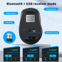 Aieach Bluetooth Mouse Silent Rechargeable Gamer for PC