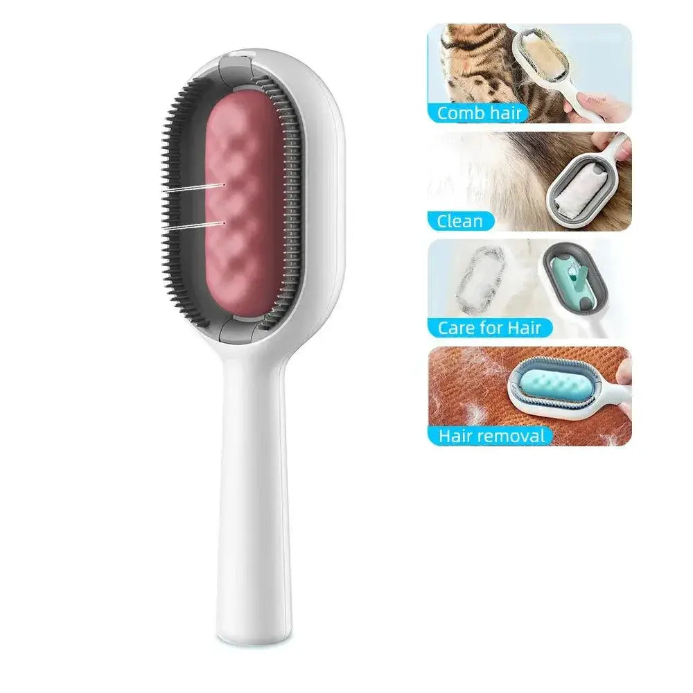 TOUA Cat Grooming Brush Comb Remover With Water Tank Tool