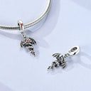 Sterling Silver Fire Dragon T-rex
