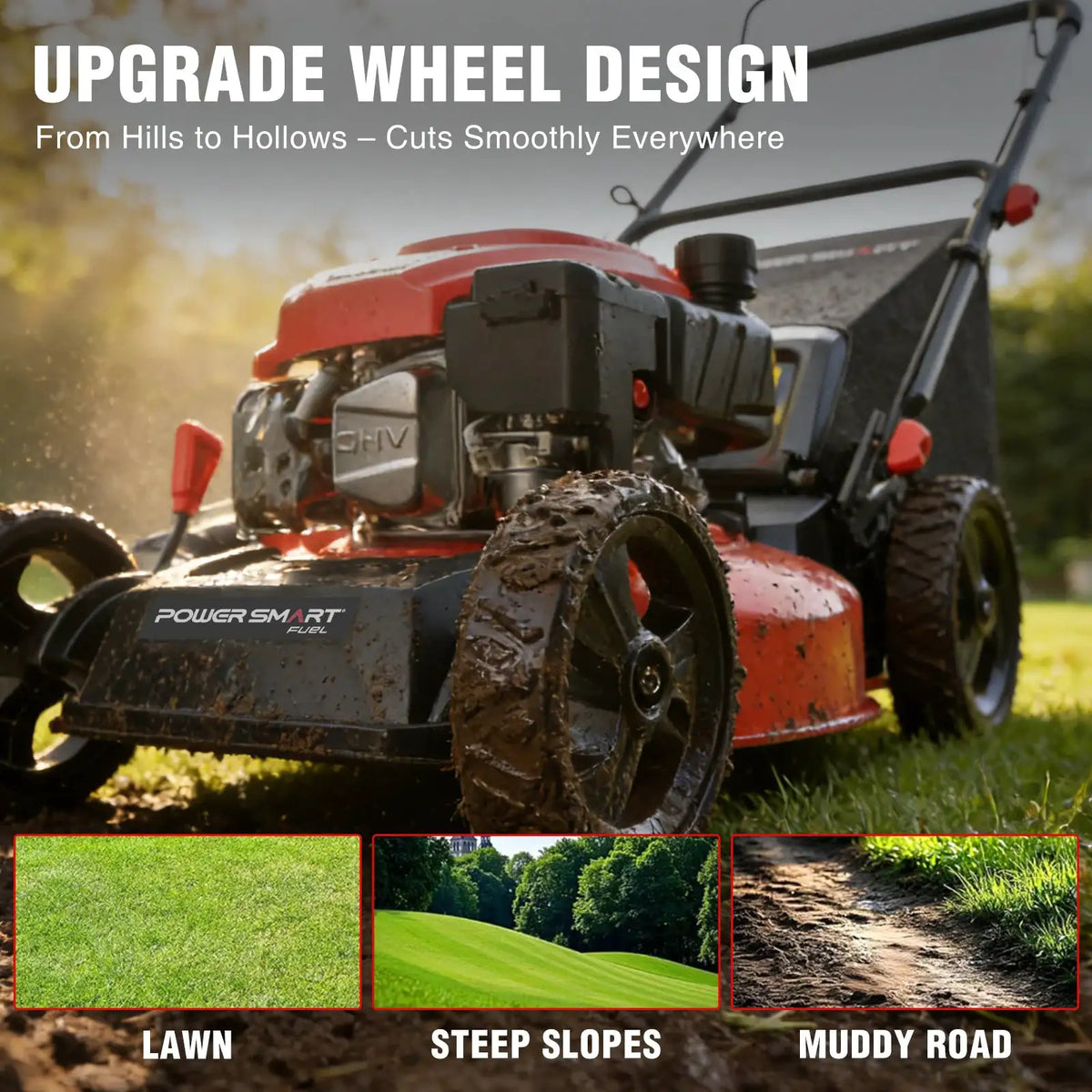 Powersmart Inch Gas Push Mower — product view 8