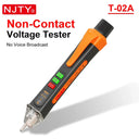 T02A T02B AC 12-1000V Non-Contact Voltage Tester Pen Electric Live Neutral Wire Detector Breakpoint Finder LED Light Voltmeter