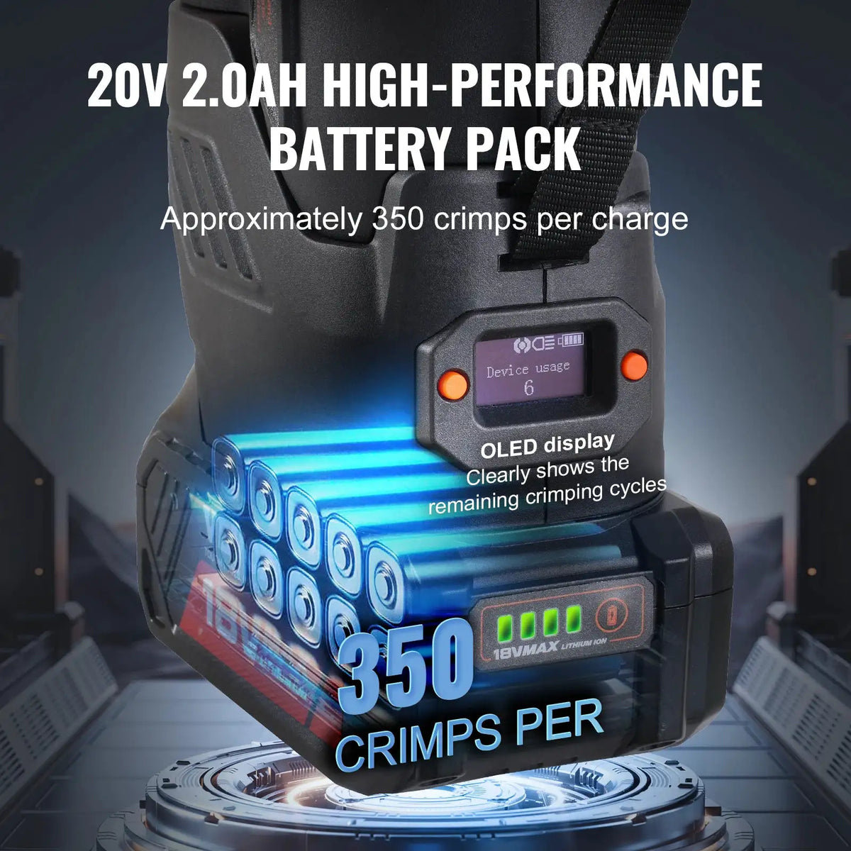 Cordless Electric Pipe Crimper — product view 4