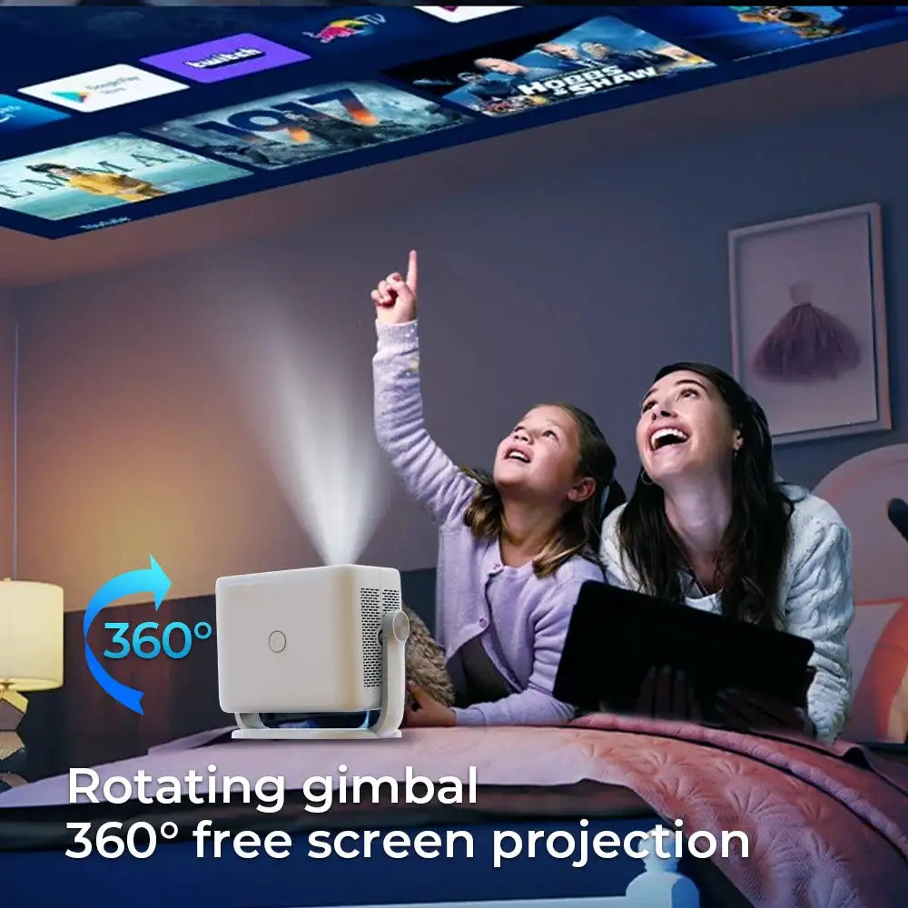 LynCast Home Projector Native , Decoding Android Portable Movie — product view 6