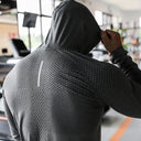 Mens Fitness Tracksuit Hoodie Gym Joggers Outdoor Workout