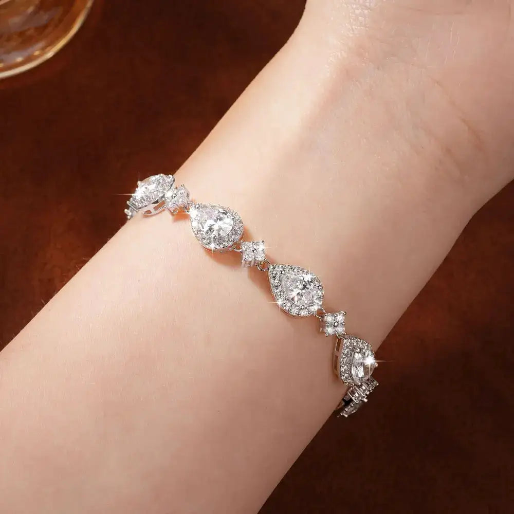 Gold Filled Wedding Tennis Bracelet — product image 3