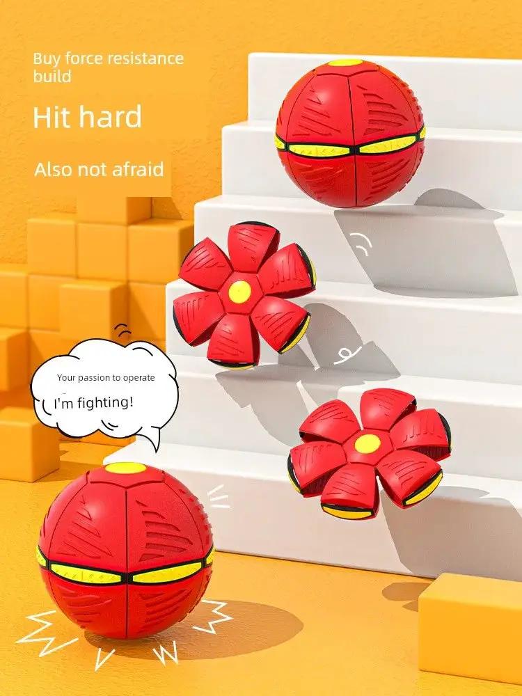 Deformation Ball Elastic Flying Saucer Outdoor Toy - OurLum.com