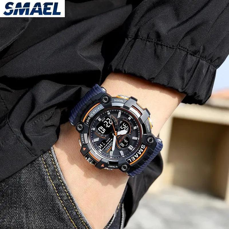 SMAEL Military Style Waterproof Quartz Watch For Men
