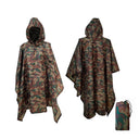 3-in-1 Waterproof Rain Poncho Lightweight Hooded Coat 2023