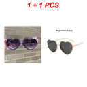 Cute Heart-Shaped Kids Sunglasses with UV Protection Glasses