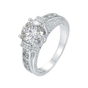 Starlight Moissanite Silver Ring