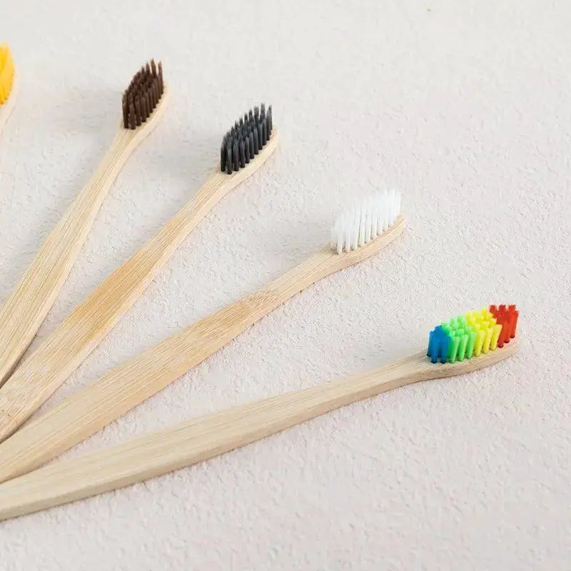 Eco Friendly Bamboo Toothbrush Set for Gentle Oral Care