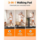 Ultra Quiet Space Saving Foldable Walking Pad Treadmill Remote