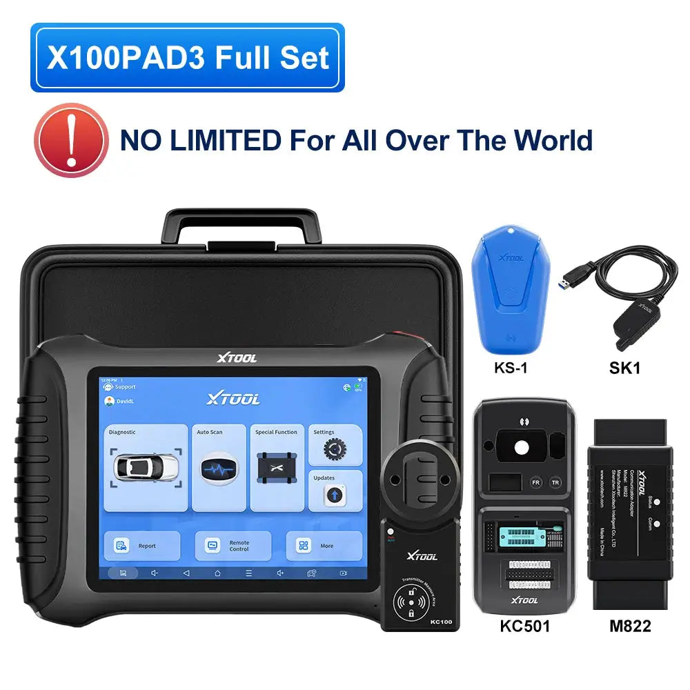 XTOOL X100 PAD3 V2.0 Elite Auto Key Programmer X100PAD3 IMMO Key Programming Tools All Key Lost All System Diagnostic With KC100