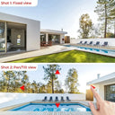 Dual Lens Solar Security Camera for Home