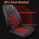 Heated Car Seat Cover ' Fast Car Seat Heater Cloth/Flannel
