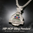 Iced Out Pendant Necklace K
