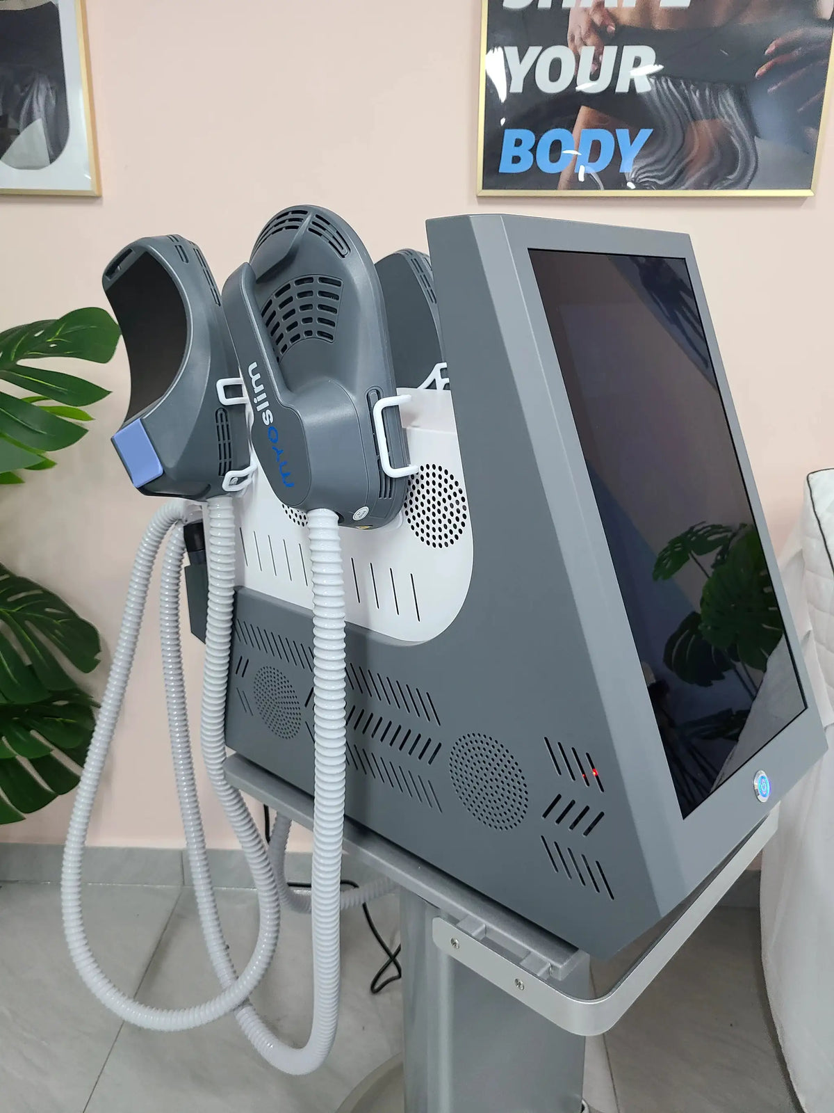 NEW 6500W EMS Neo RF Body Sculpt Machine PRO Ultra Mini Fat Burning EM Electromagnetic Muscle Stimulation Slim