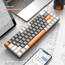 60% Wireless Mechanical Keyboard Bluetooth Dual Mode Hot-Swappable Mini 68-Key Red Switch