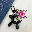 Sweet Balloon Dog Keychain Set for Girls and Teens Fun