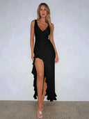 Flattering Backless Midi Dress for Women