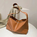 Timeless Vintage Pillow PU Leather Boston Shoulder Bag For Women