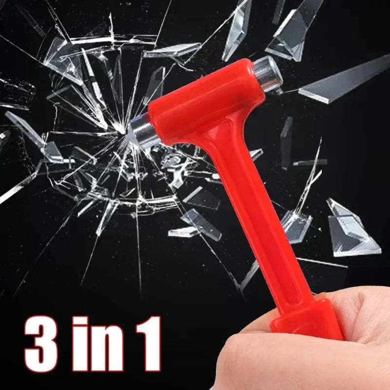Emergency Escape Hammer With Seat Belt Cutter For Cars