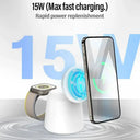Magnetic Wireless Charger - Fast 3 Device Charge