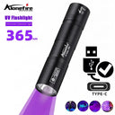 UV Flashlight - 365Nm Rechargeable Detector