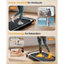 Under Desk Treadmill With Shiatsu Foot Massage And Bluetooth