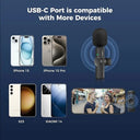Dual Wireless Lavalier Lapel Microphone