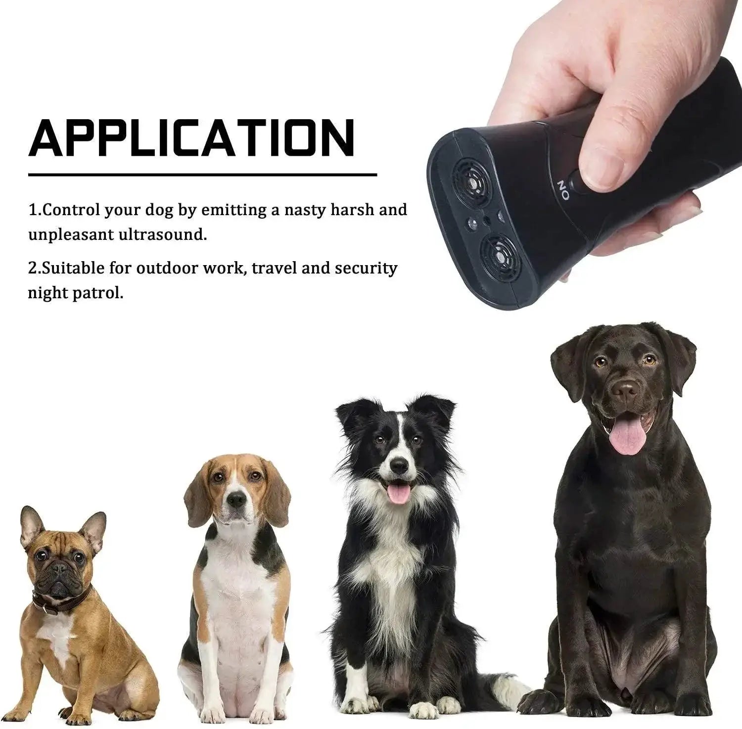 Ultrasonic Dog Repeller Effective Anti Barking Tool