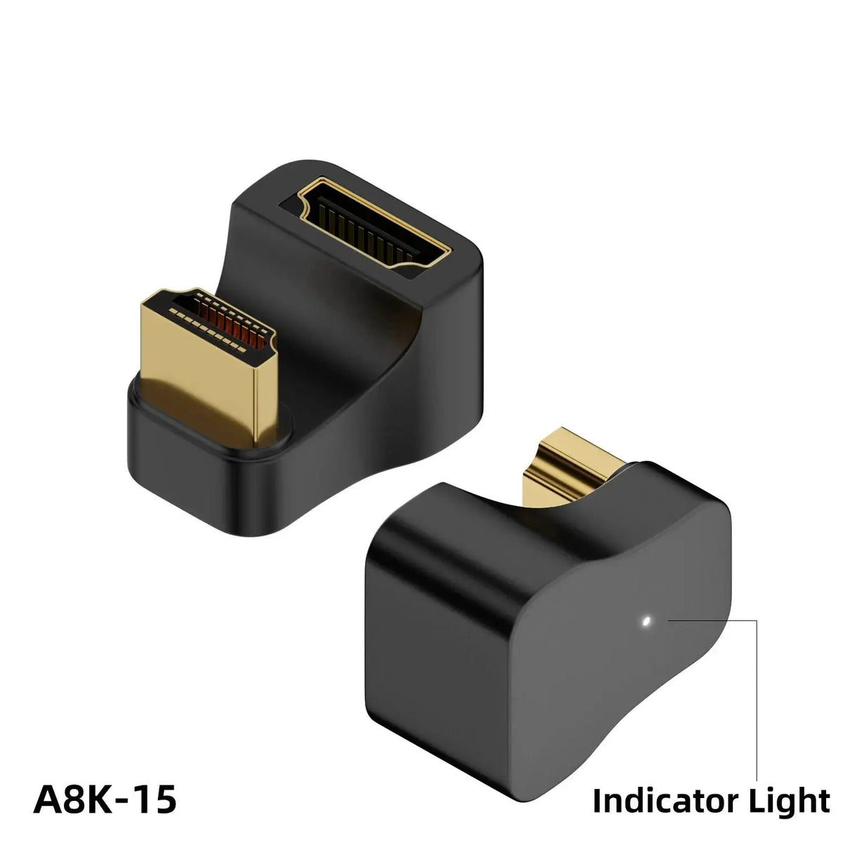 HDMI 2.1 U Adapter - 8K 360 Rotation