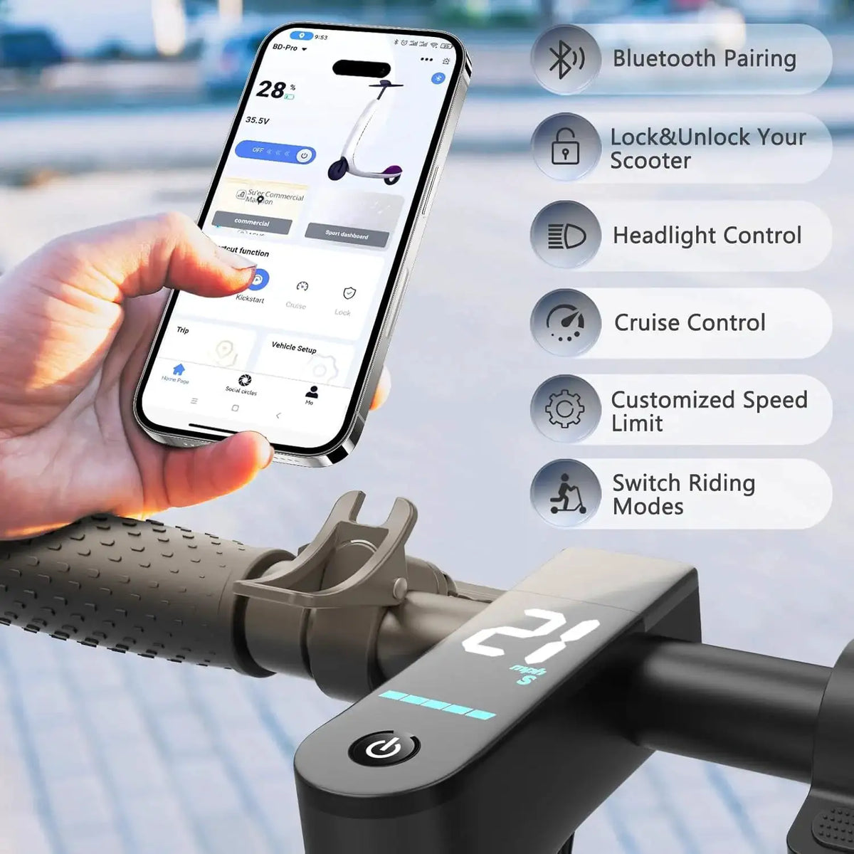 Foldable Adult Electric Scooter — product view 7