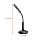 Gooseneck Desktop Mic - Crisp Vocal Clarity