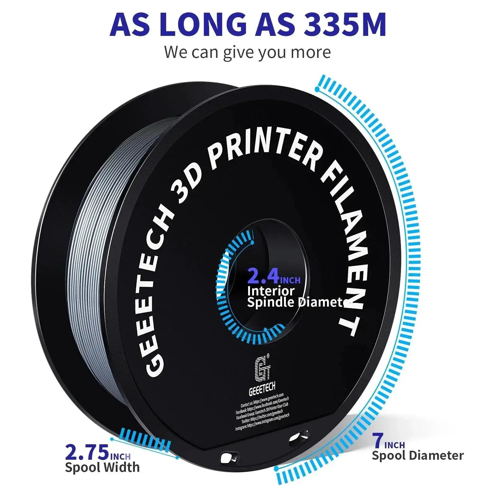 Geeetech PETG Filament Ultimate 3D Printing Solution 1kg