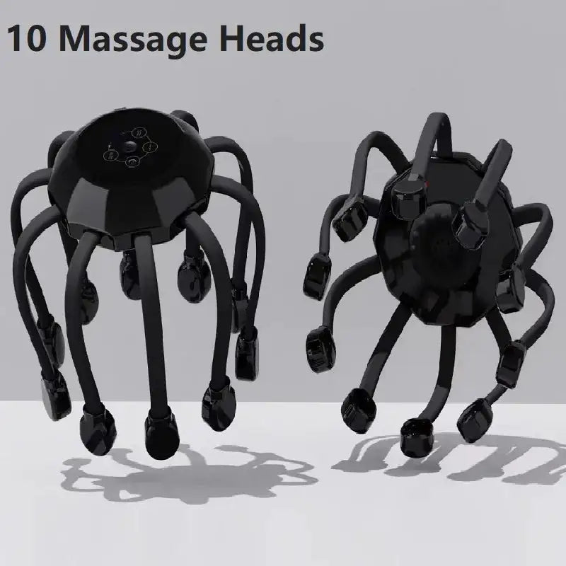 Orange Octopus Head Massager, Independent Massage Heads, — product view 9