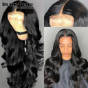 Luxury Body Wave Lace Front Wig Pre Plucked Remy Human Hair