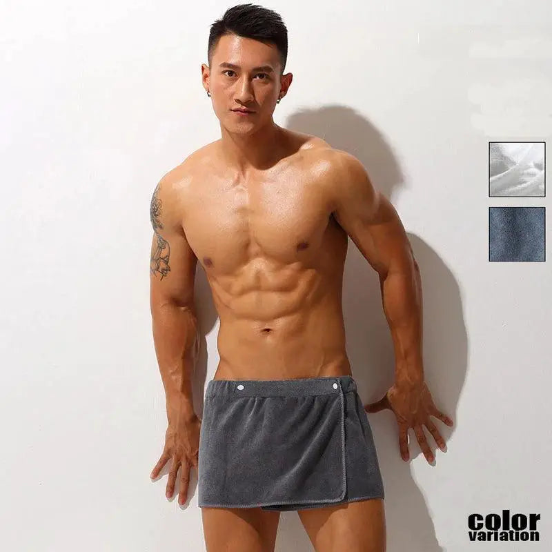 Luxury Microfiber Bath Towel Robe Comfortable Lounge Wear