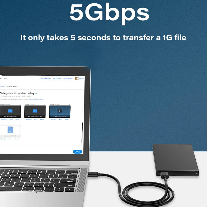 USB Cable for Easy Connections