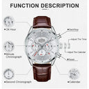 Heroforce Silver Chronograph Watch