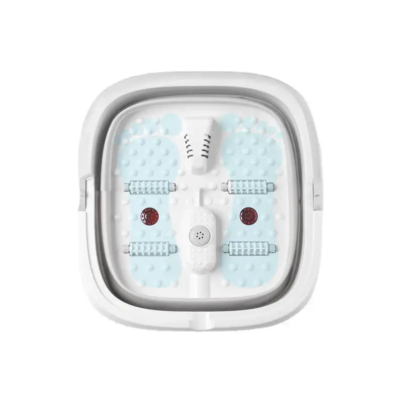 New Arrival Foldable Electric Foot Spa Tub Heating Bubble Roller Massage Household Portable Foot Bath Massager