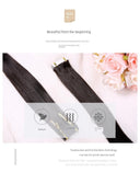 Seamless Hair Extension Real Hair Long Straight Hair Band 8D