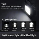 Bright LED Keychain Light for Outdoors