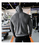 Mens Fitness Tracksuit Hoodie Gym Joggers Outdoor Workout