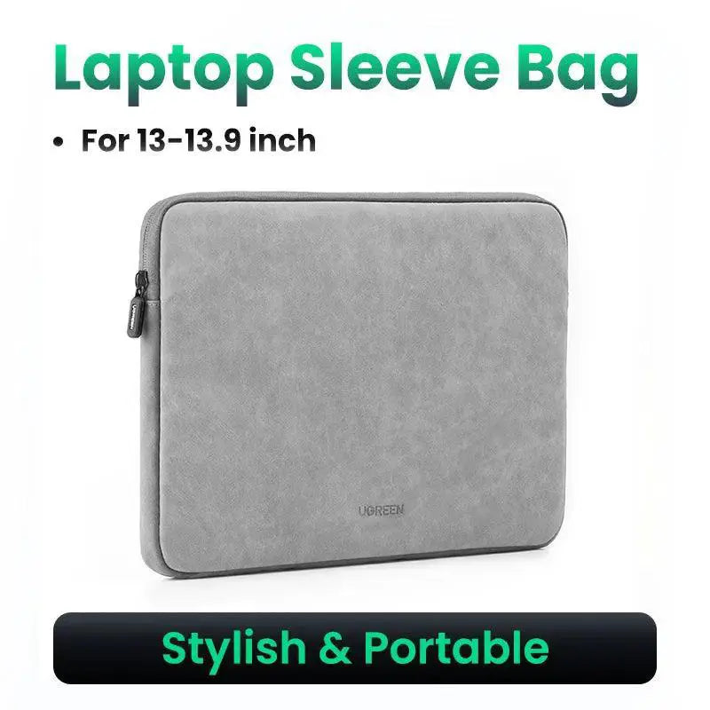 UGREEN Waterproof Leather Laptop Sleeve for MacBook