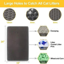 Double-layer Non-slip Cat Litter Mat Hygienic Durable Solution